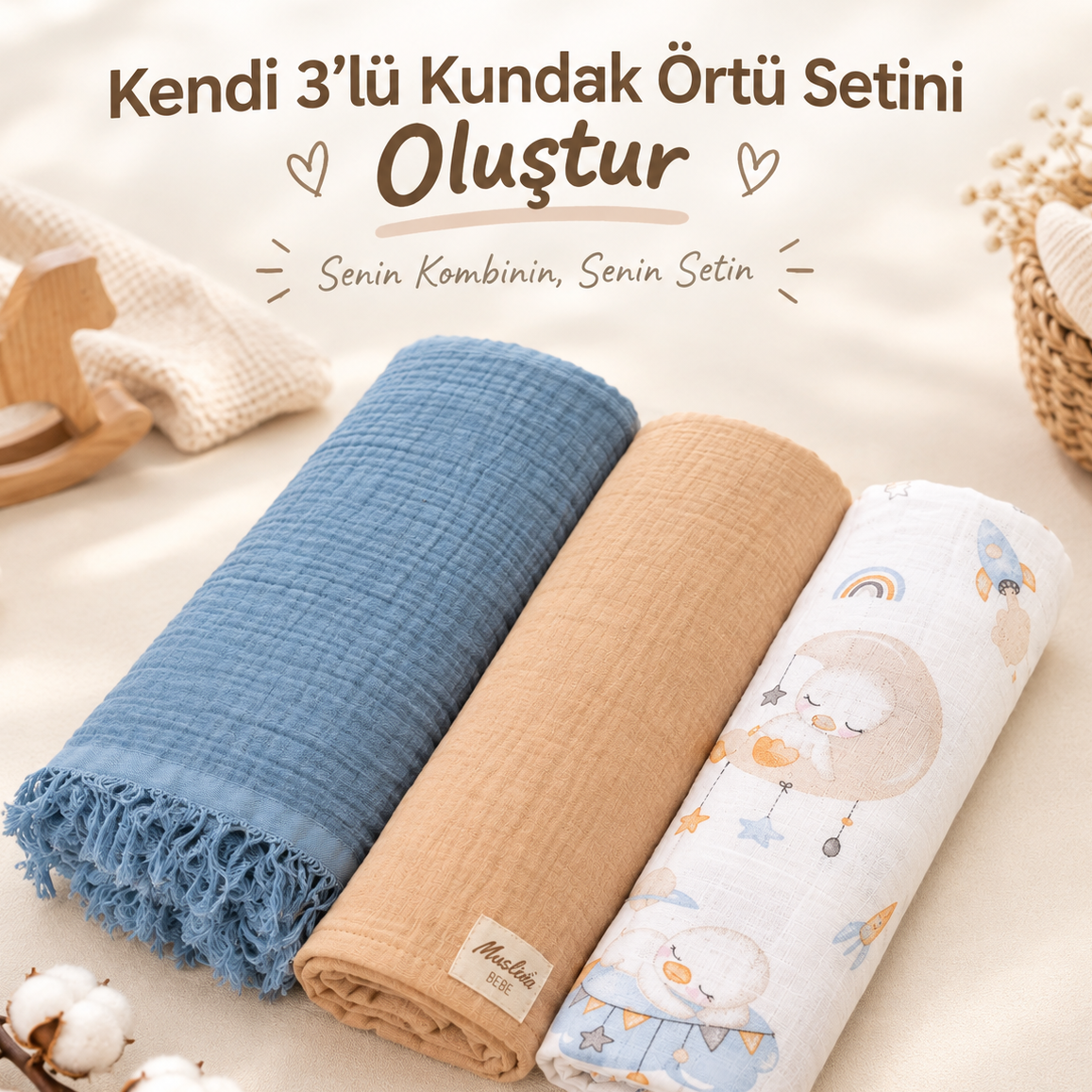 KENDİ KUNDAK ÖRTÜ SETİNİ OLUŞTUR