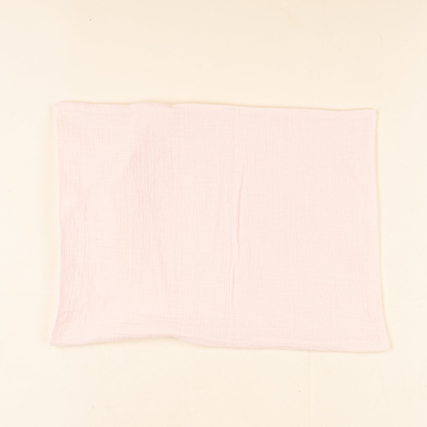 Bebek Lastikli Çarşaf ve Yastık Kılıfı - İki Katlı Organik Muslin - Bebe Pembe