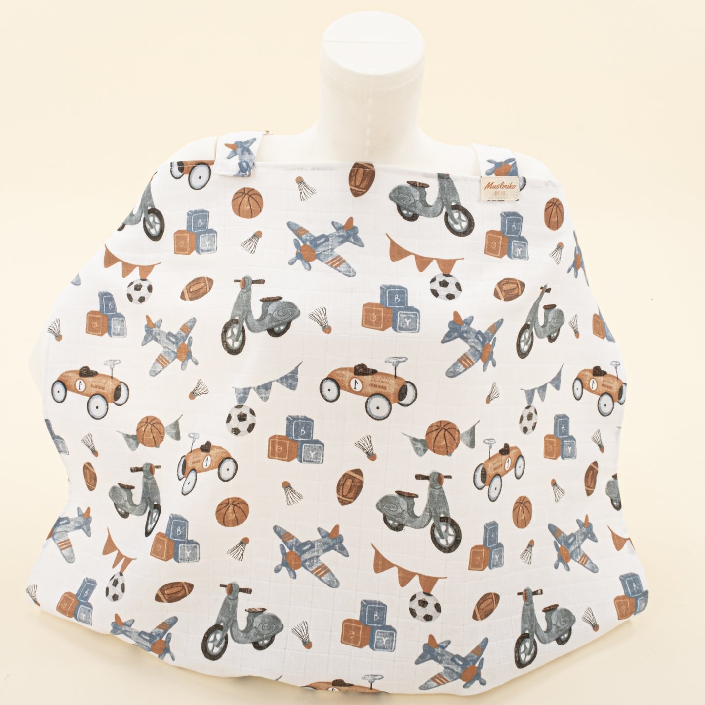 Çift Katlı Muslin Emzirme Önlüğü - Araçlar