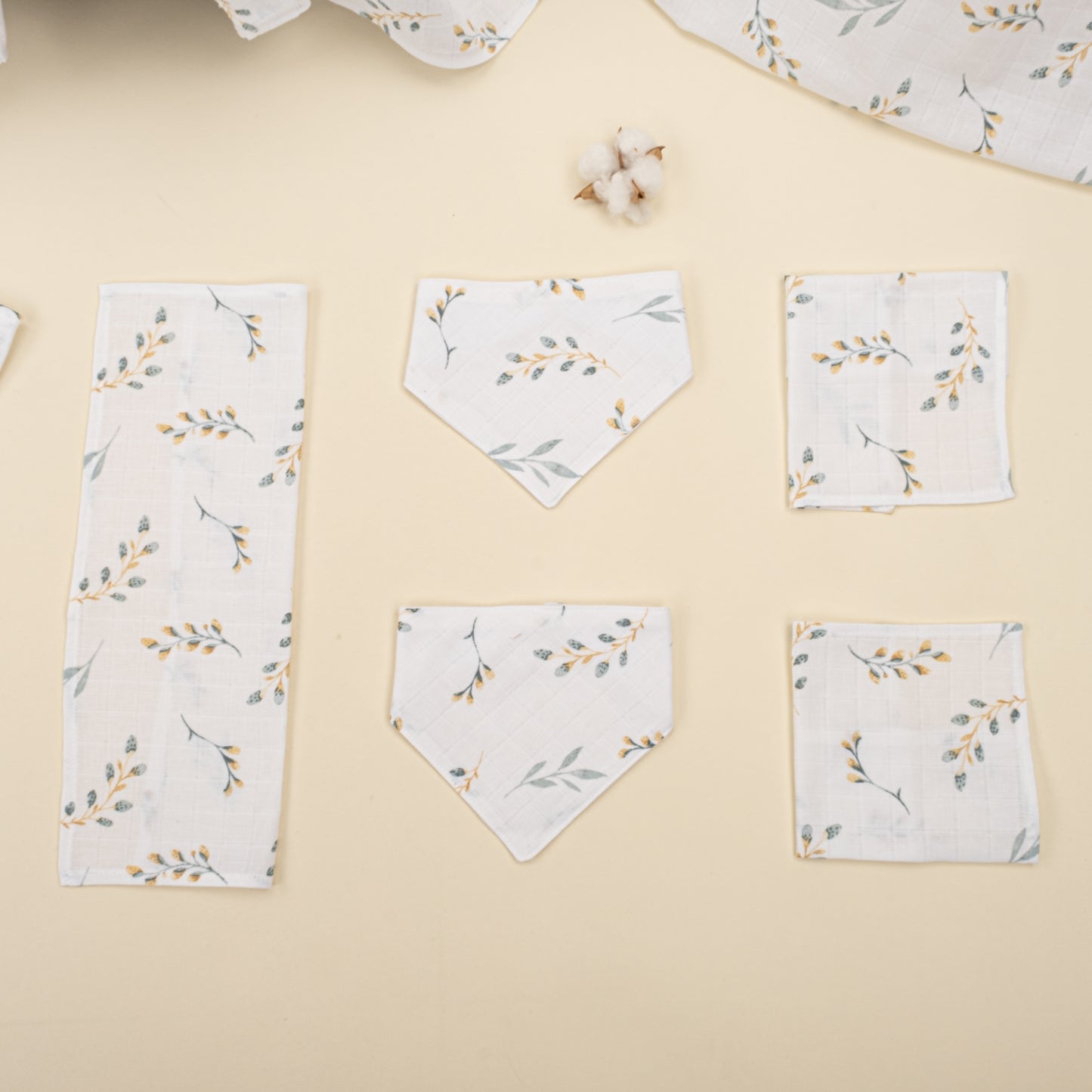 11 Parça Avantajlı Set - Tek Taraflı - Yapraklar