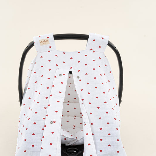 Puset Seti - Tek Taraflı - Kırmızı Kalp