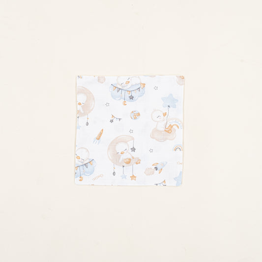 Önlük ve Mendil Seti - Tek Taraflı - Uykucu Ördek