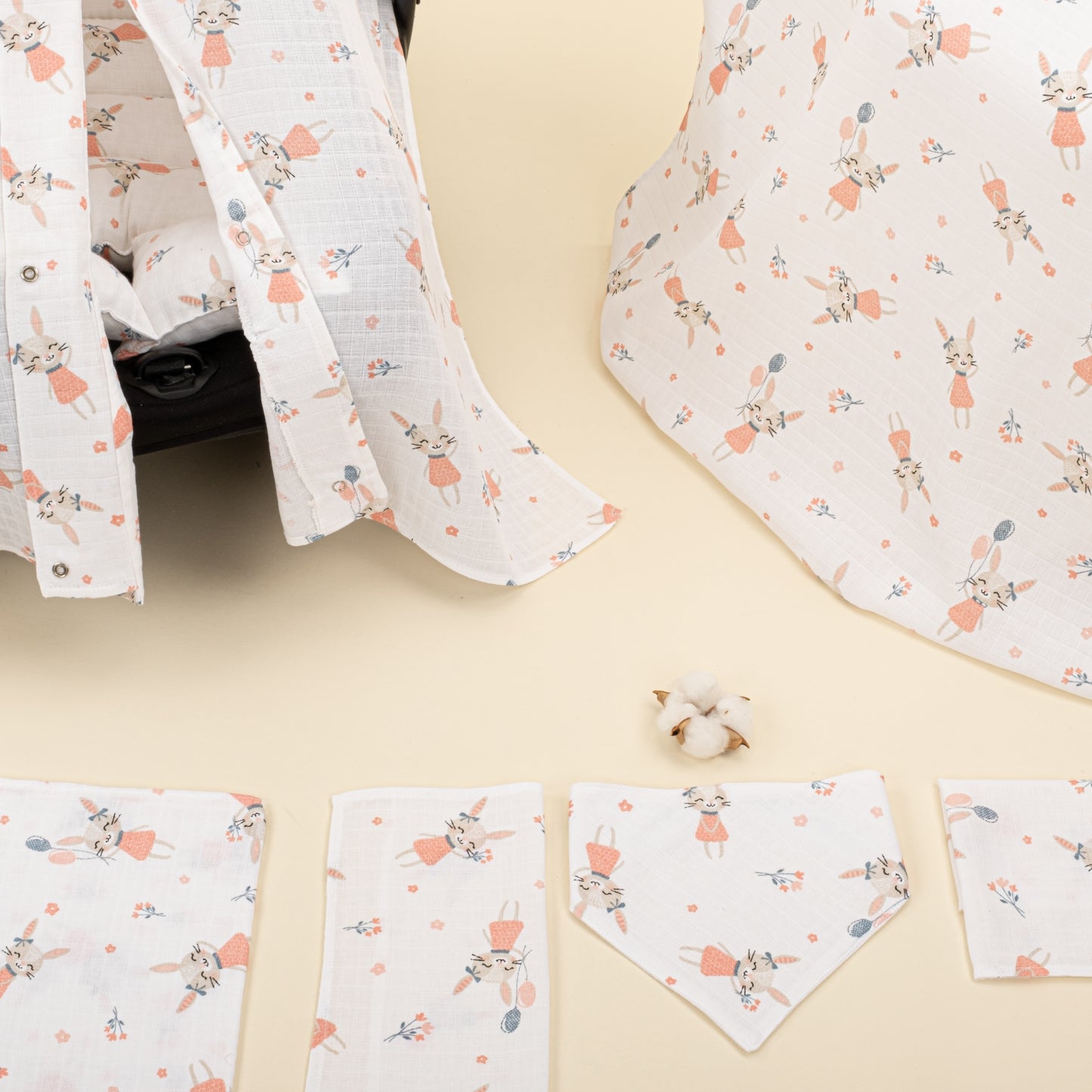 9 Parça Avantajlı Set - Tek Taraflı - Tavşan