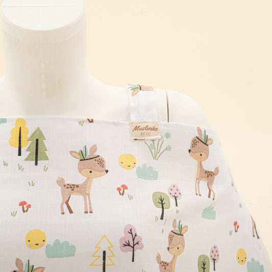 Çift Katlı Muslin Emzirme Önlüğü - Ceylan