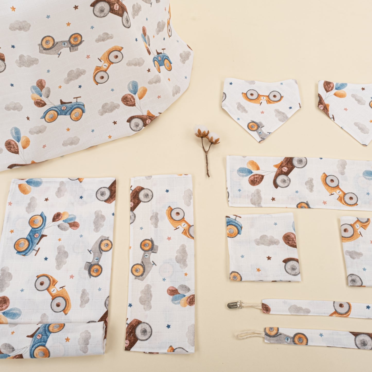 10 Parça Avantajlı Set - Tek Katlı - Uçan Araba