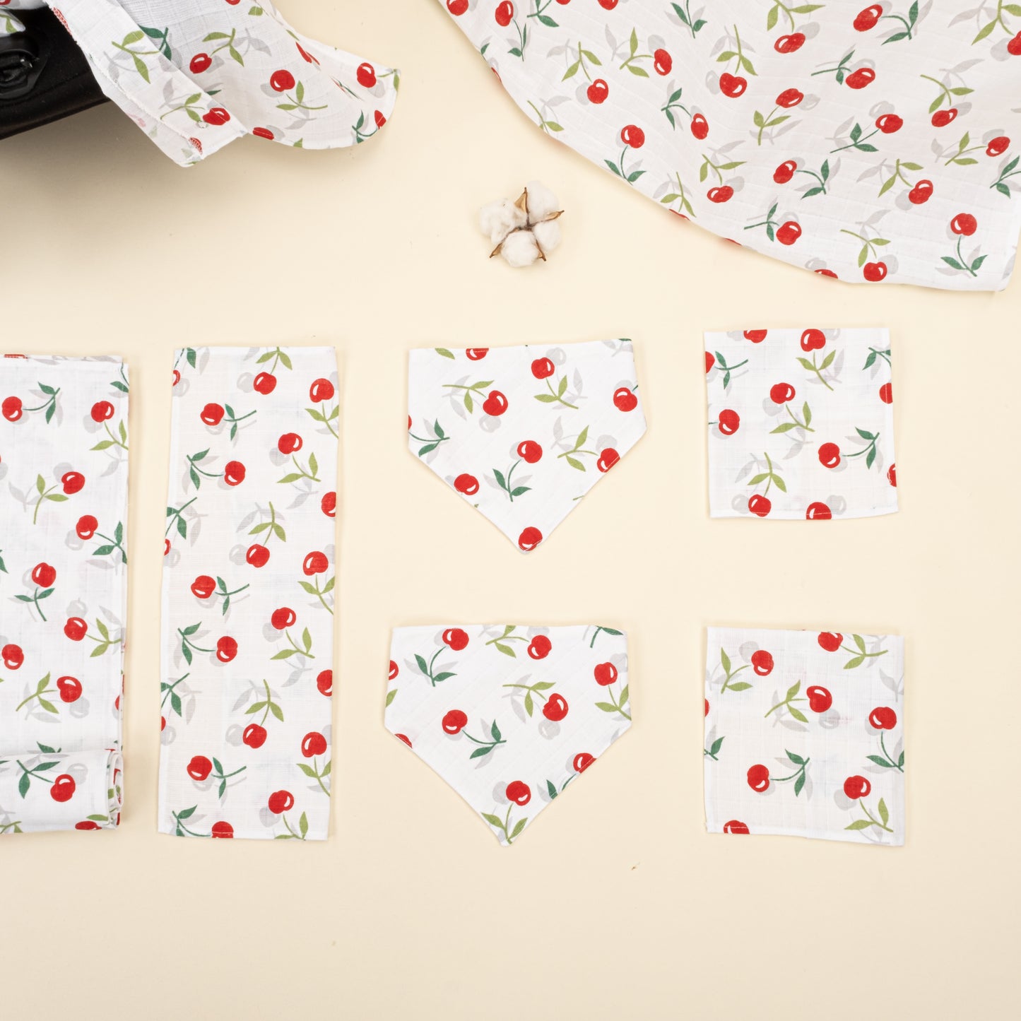 9 Parça Avantajlı Set - Tek Taraflı - Kiraz
