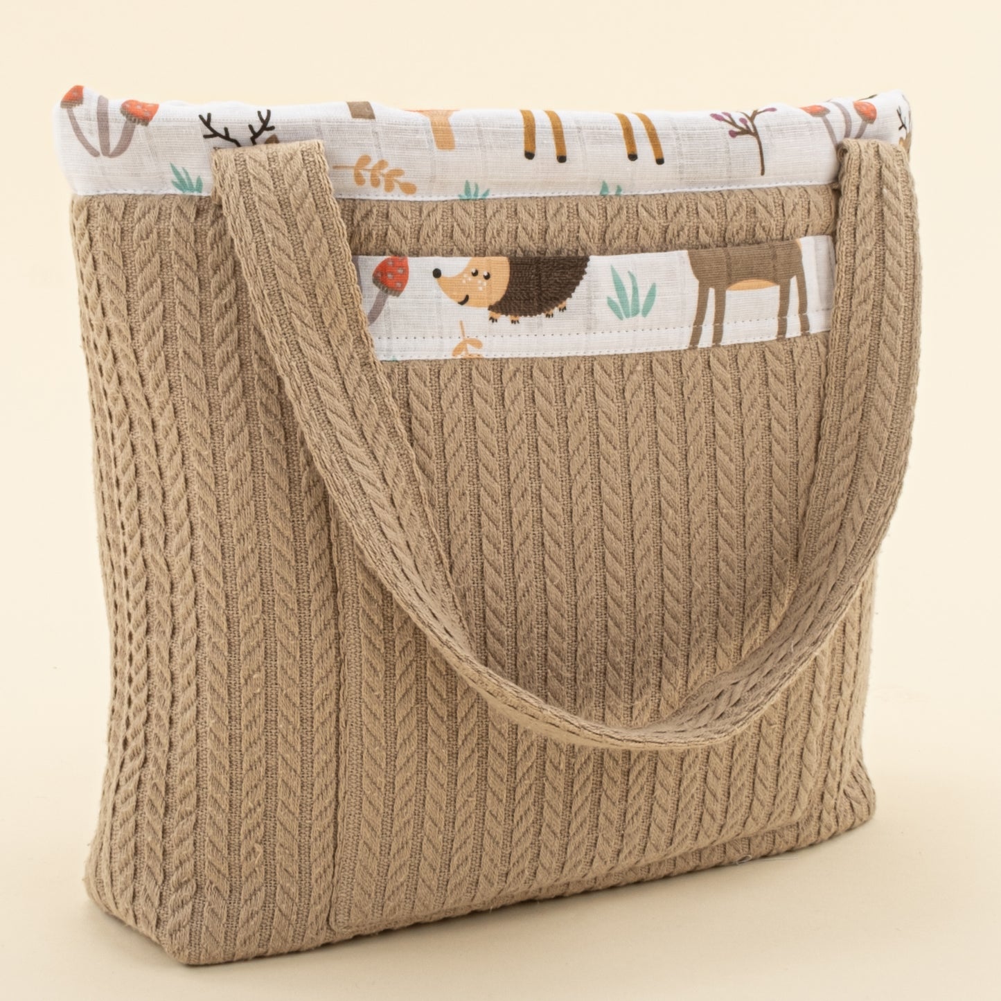 Bebek Bakım Çantası - Taş Örgü - Orman