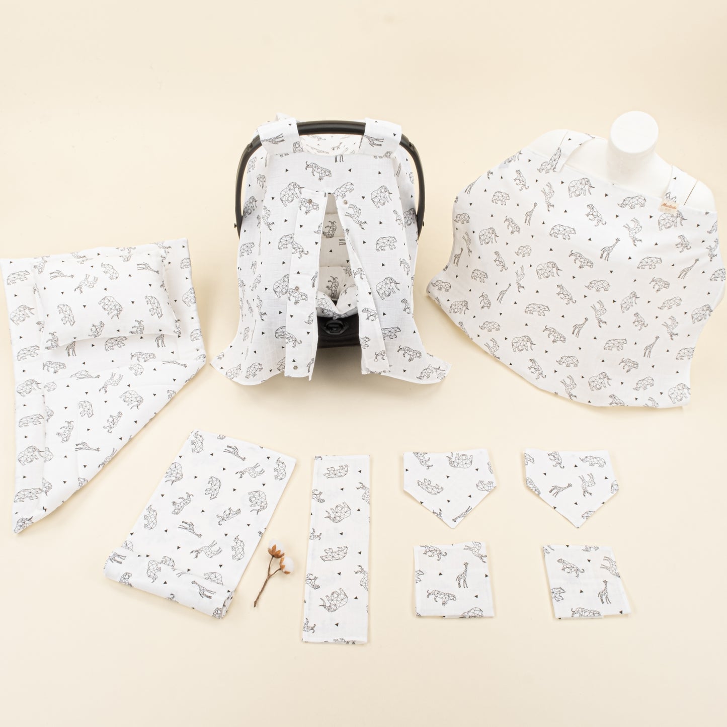 11 Parça Avantajlı Set - Tek Katlı - Leopar
