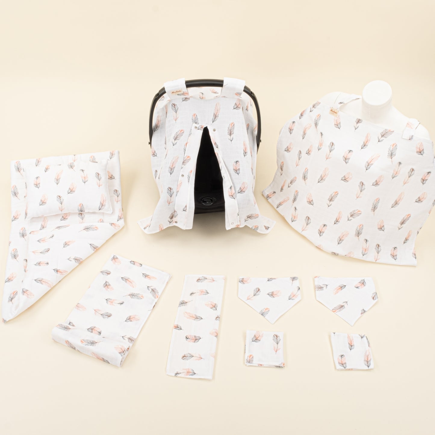 Seri Sonu - 10 Parça Avantajlı Set - Turuncu Tüy