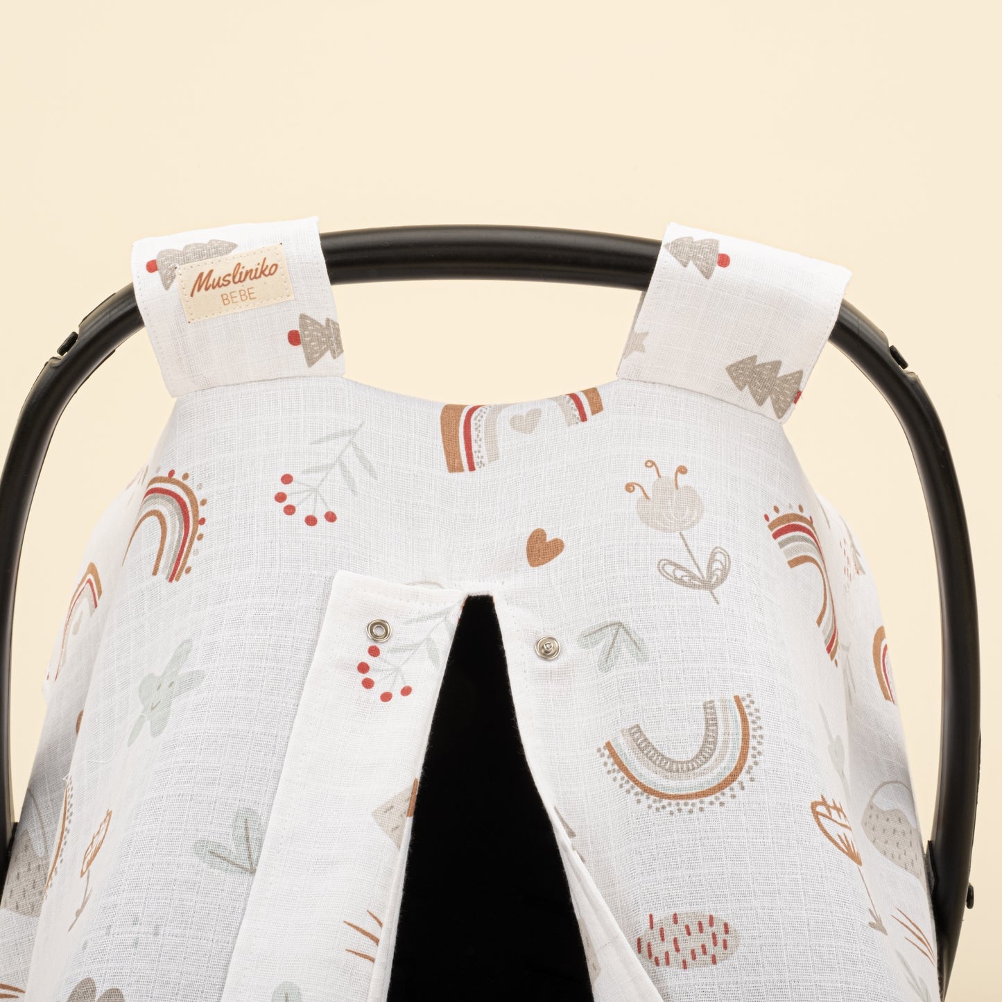 Puset Örtüsü - Tek Taraflı - Kahverengi Gökkuşağı