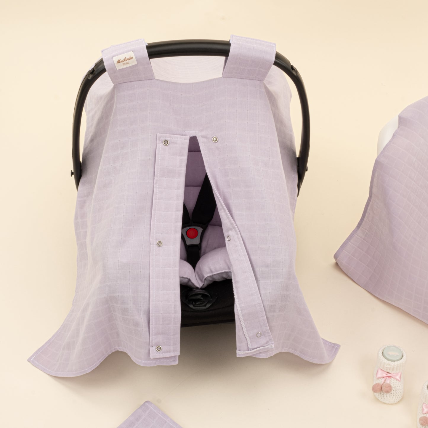 9 Parça Avantajlı Set - Tek Taraflı - Lila Muslin