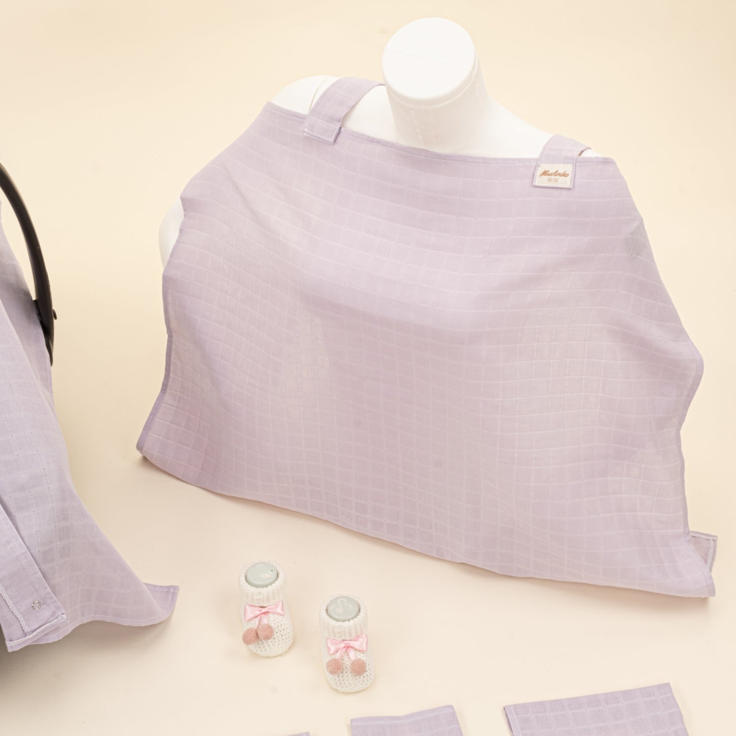 9 Parça Avantajlı Set - Tek Taraflı - Lila Muslin