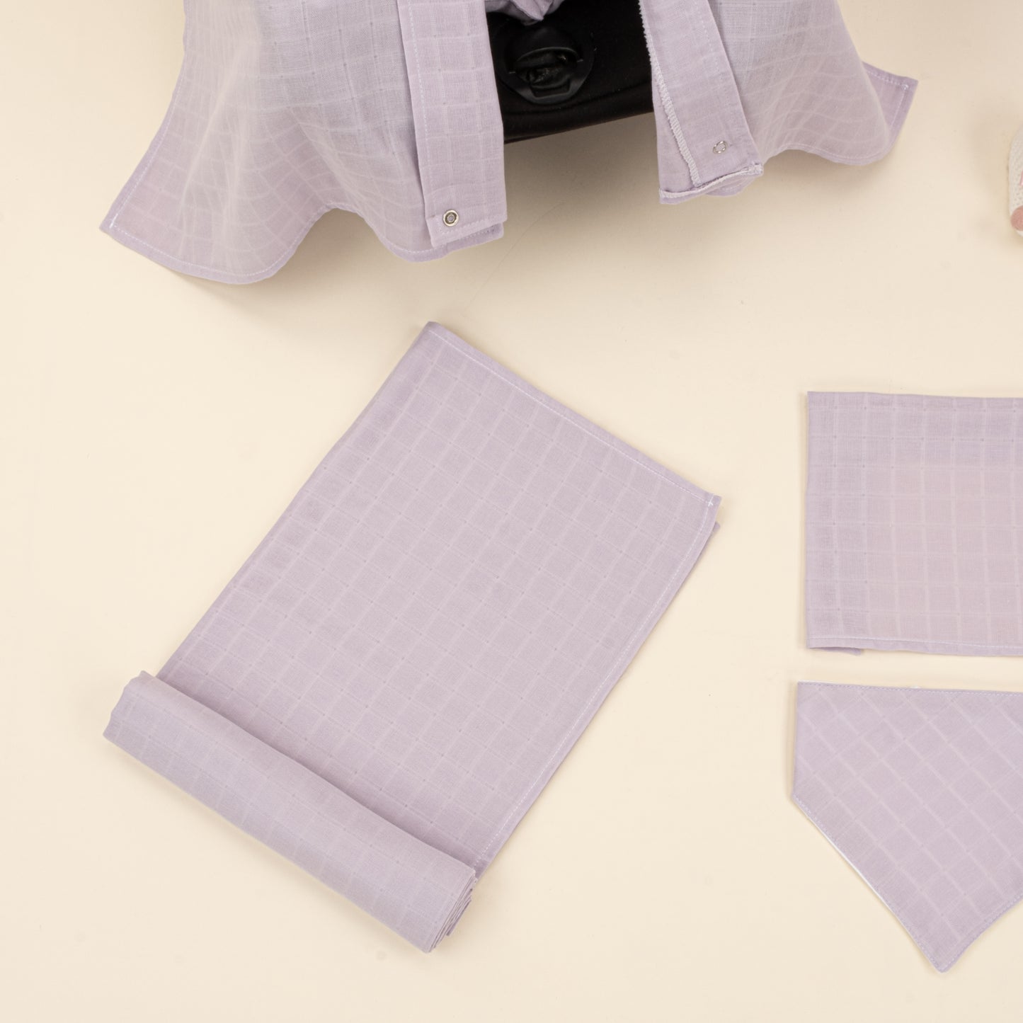9 Parça Avantajlı Set - Tek Taraflı - Lila Muslin