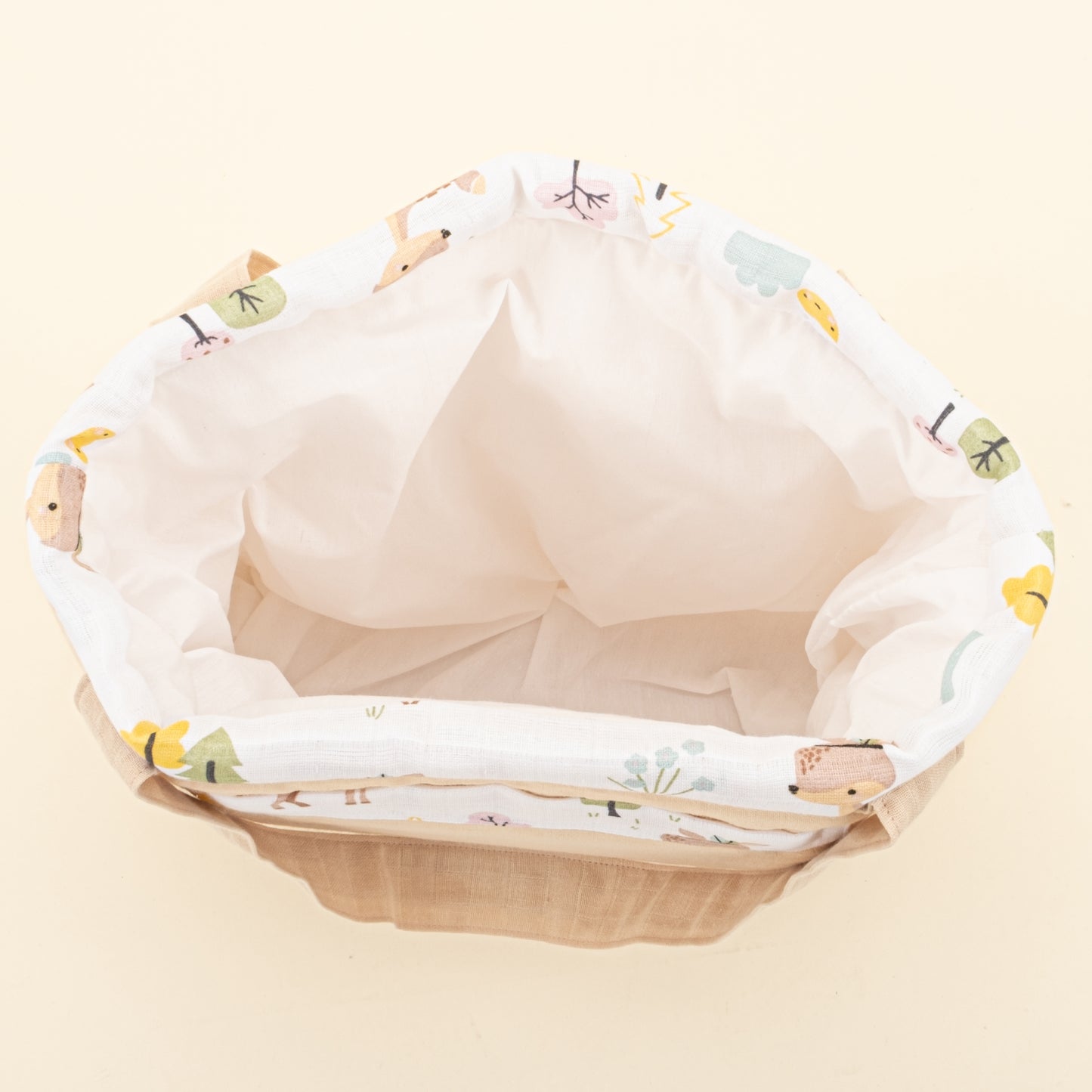 Bebek Bakım Çantası - Kumsal Beji Muslin - Ceylan