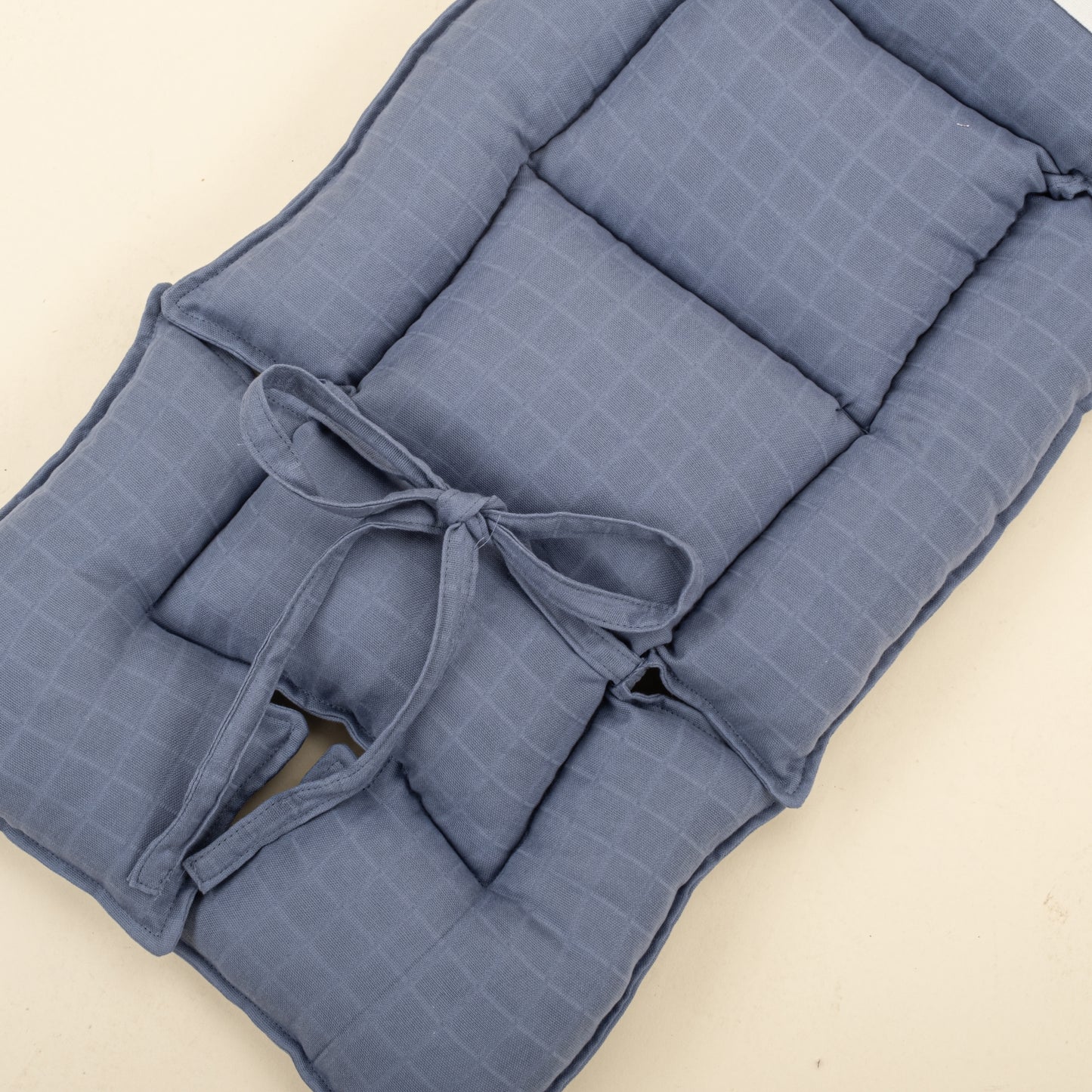 Bebek Arabası Minderi - İndigo Muslin