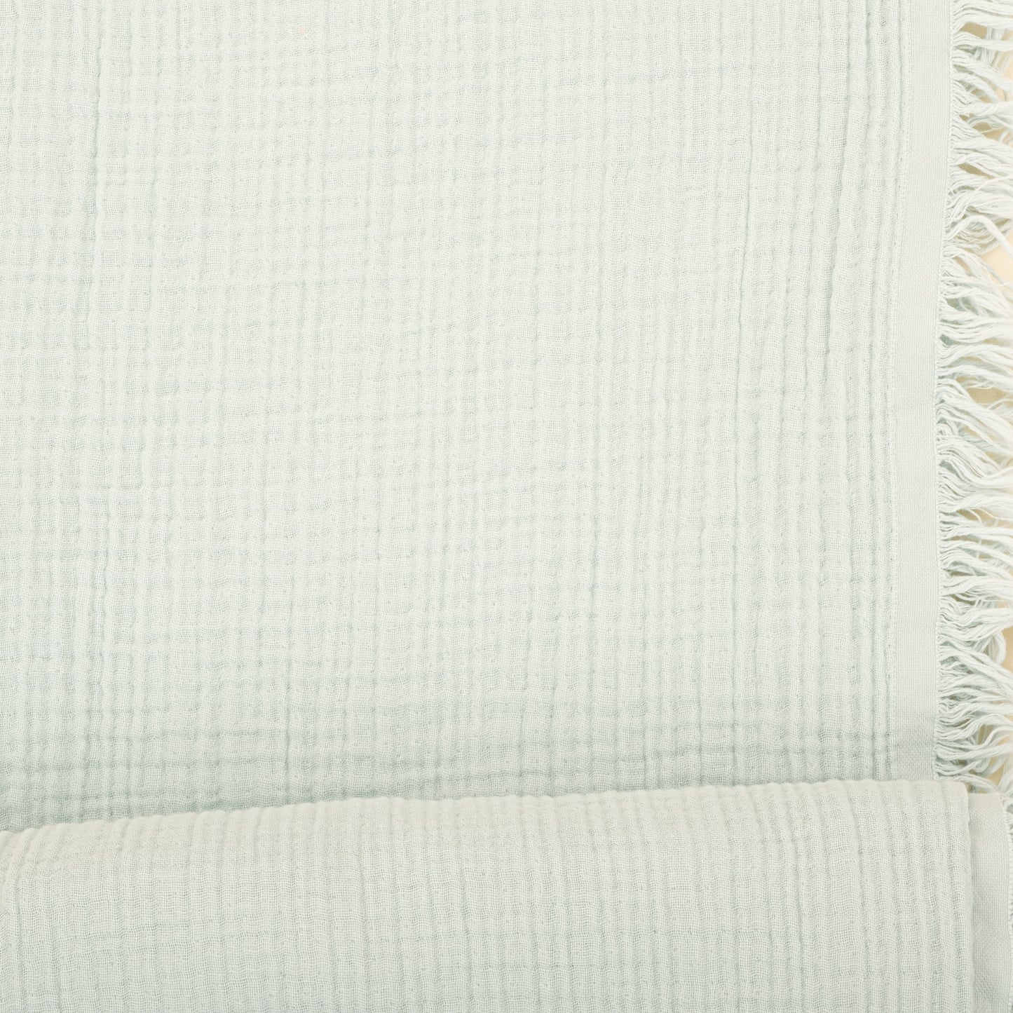 Dört Katlı Organik Muslin - Mint