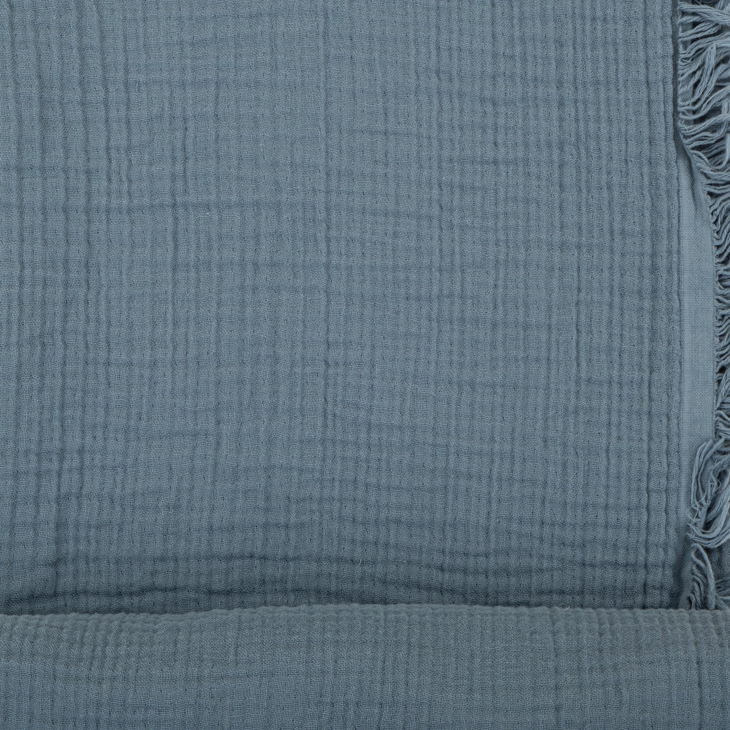 Dört Katlı Organik Muslin Set - İndigo - Mavi Arabalar