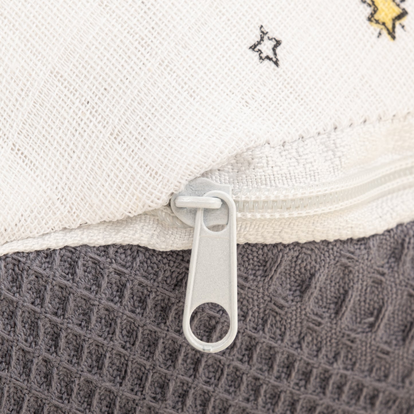 Emzirme Yastığı - Çift Taraflı - Antrasit Waffle - Gri Tavşan