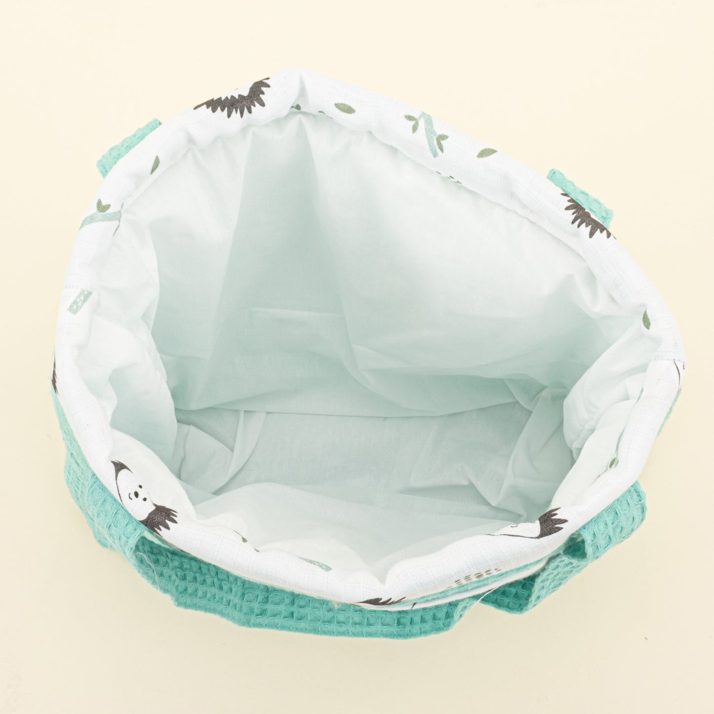 Bebek Bakım Çantası - Nil Yeşili Petek - Kirpi