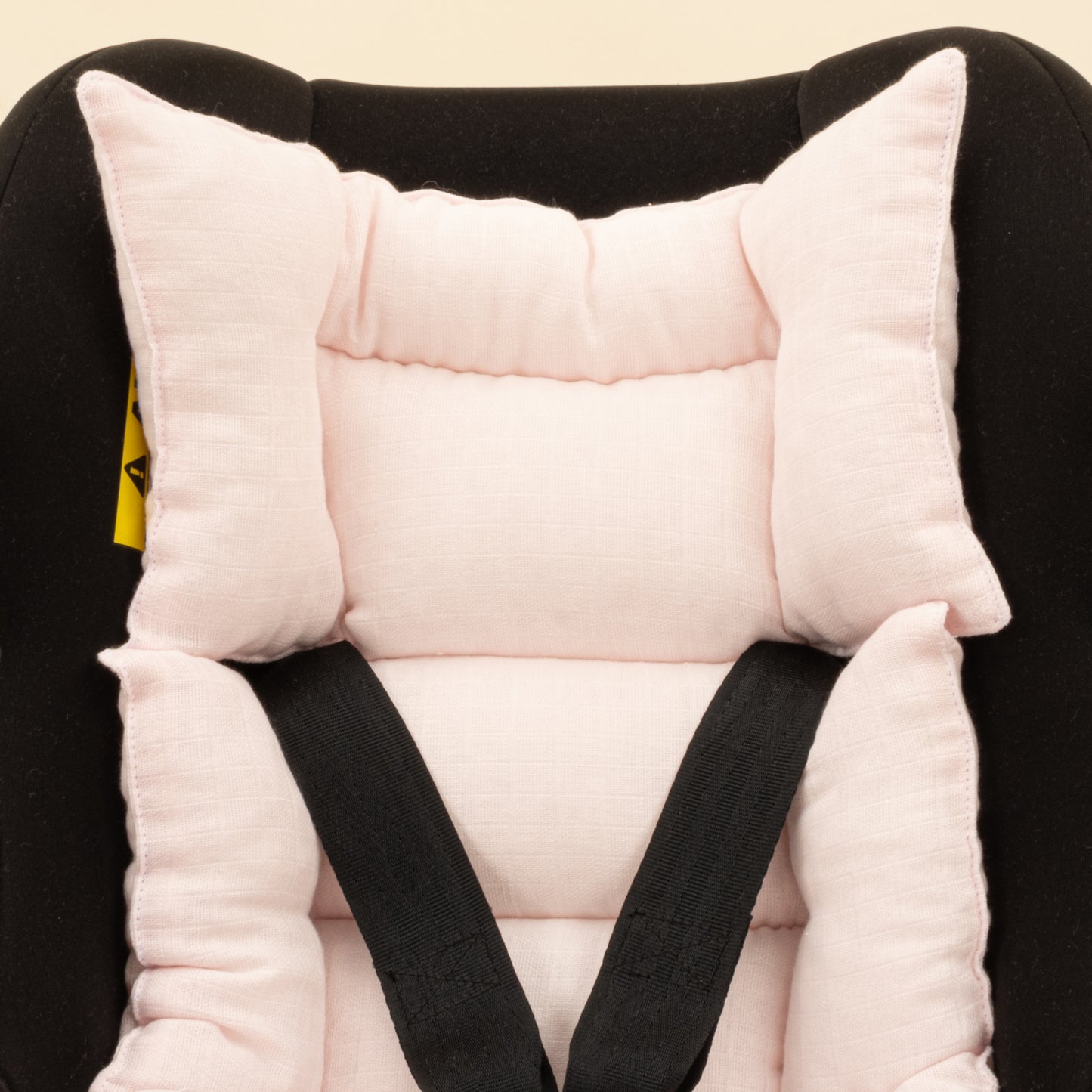 Puset Seti - Tek Taraflı - Bebe Pembe Petek - Bebe Pembe Muslin