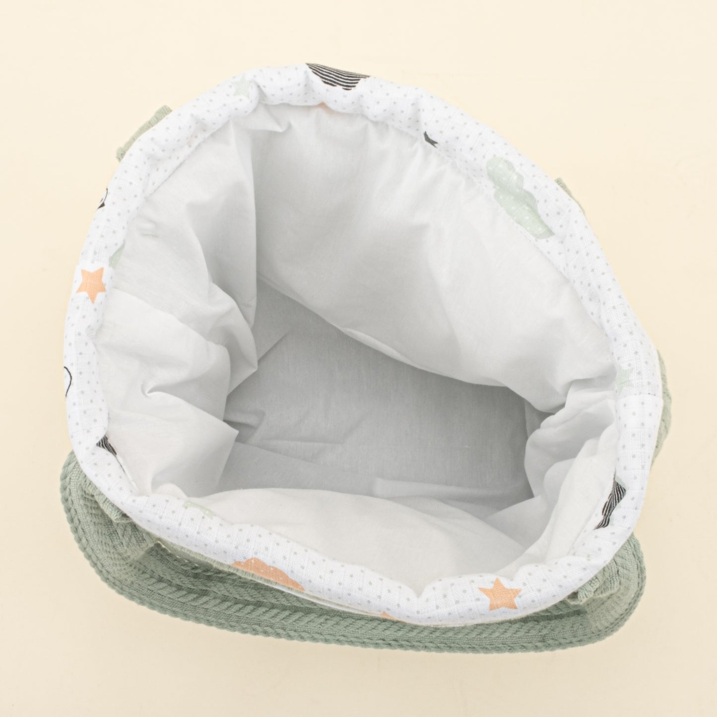 Bebek Bakım Çantası - Mint Örgü - Kuş