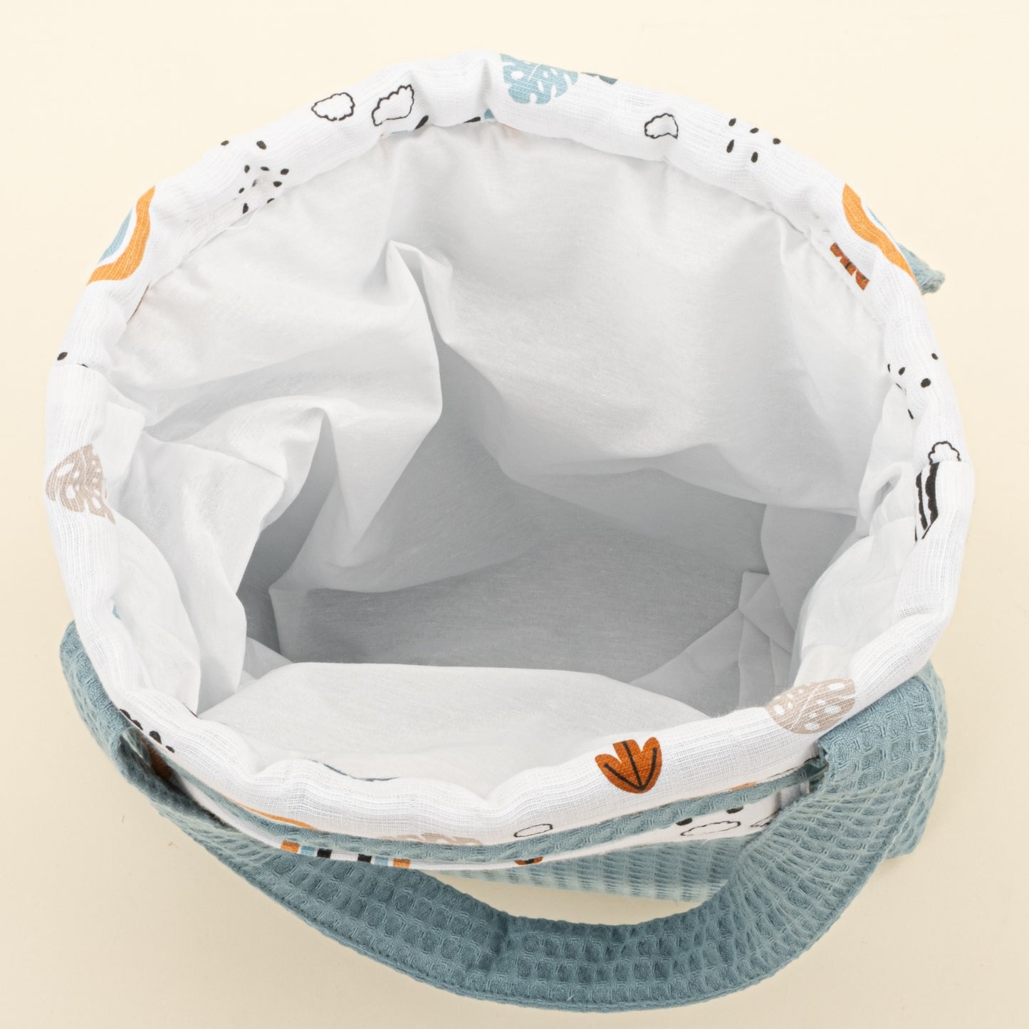 Bebek Bakım Çantası - Petrol Mavisi Petek - Petrol Mavisi Gökkuşağı