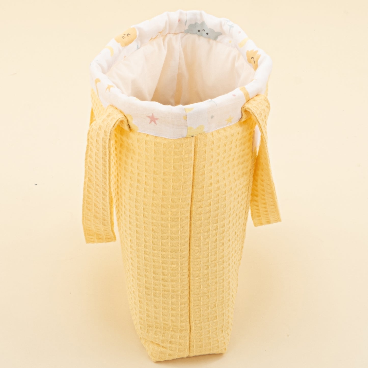 Bebek Bakım Çantası - Sarı Petek  - Sarı Bulut