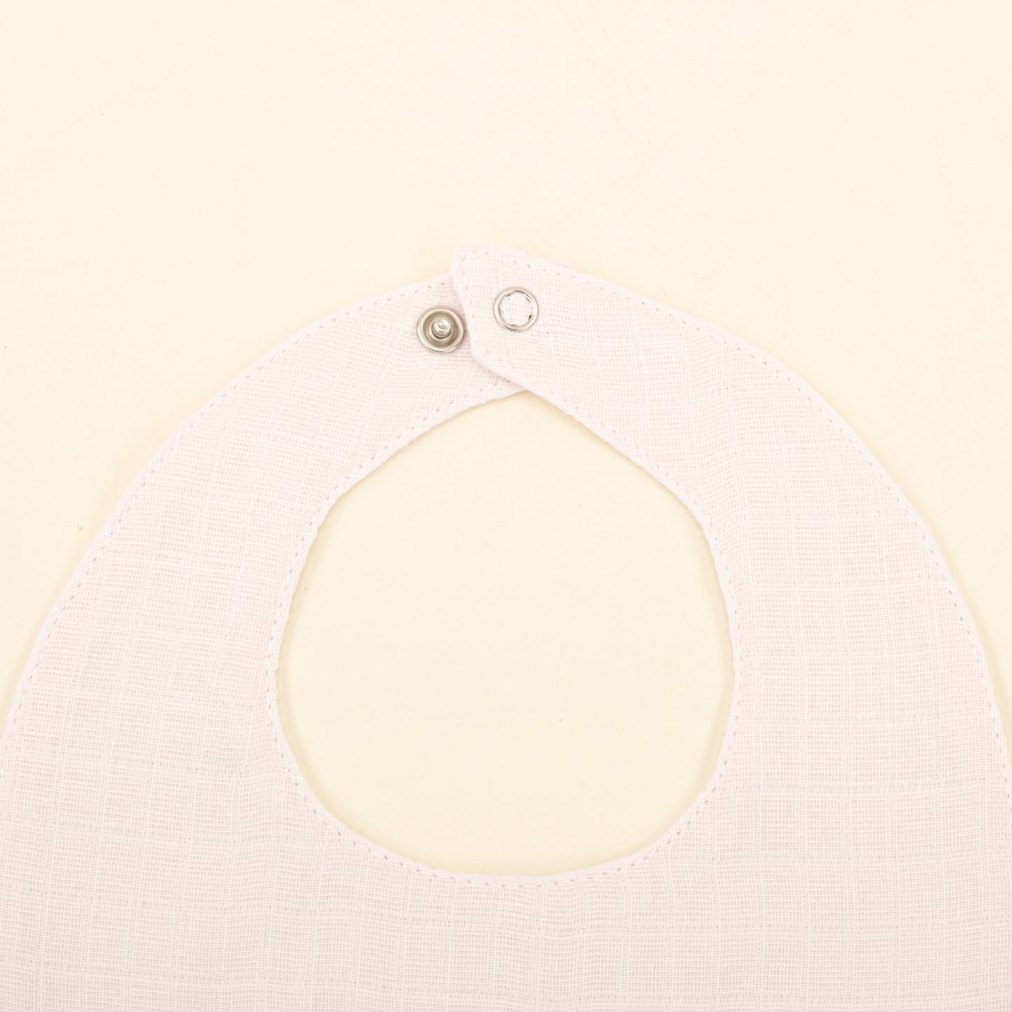 Kişiselleştirilmiş Mama Önlüğü - Bebe Pembe Muslin