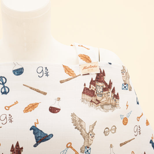 Çift Katlı Muslin Emzirme Önlüğü - Harry