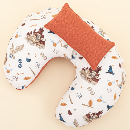 Emzirme Yastığı - Çift Taraflı - Kiremit Örgü - Harry