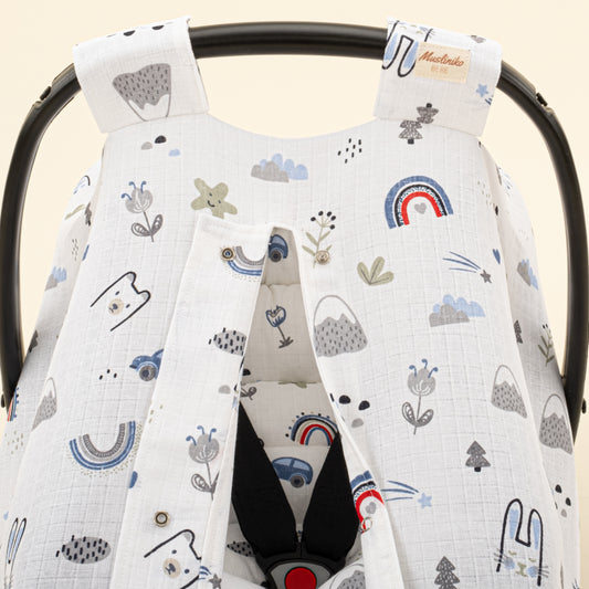 Puset Seti - Tek Taraflı - Mavi Kedi