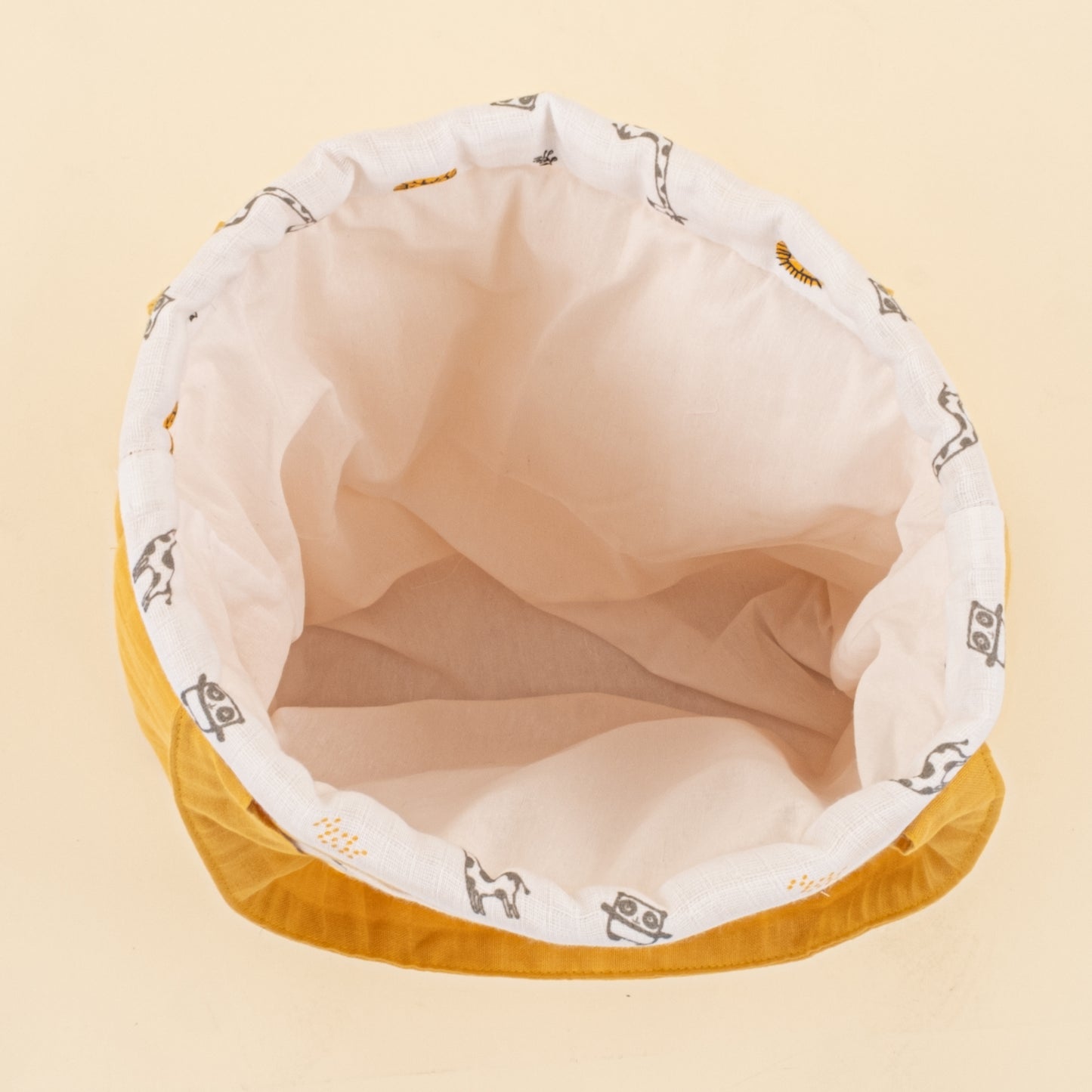 Bebek Bakım Çantası - Hardal Muslin - Zürafa