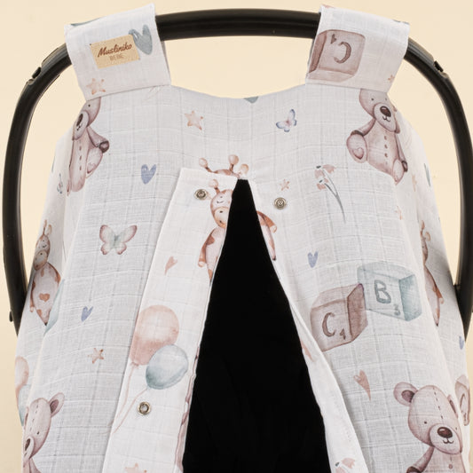 Puset Örtüsü - Tek Taraflı - Sevimli Ayıcıklar