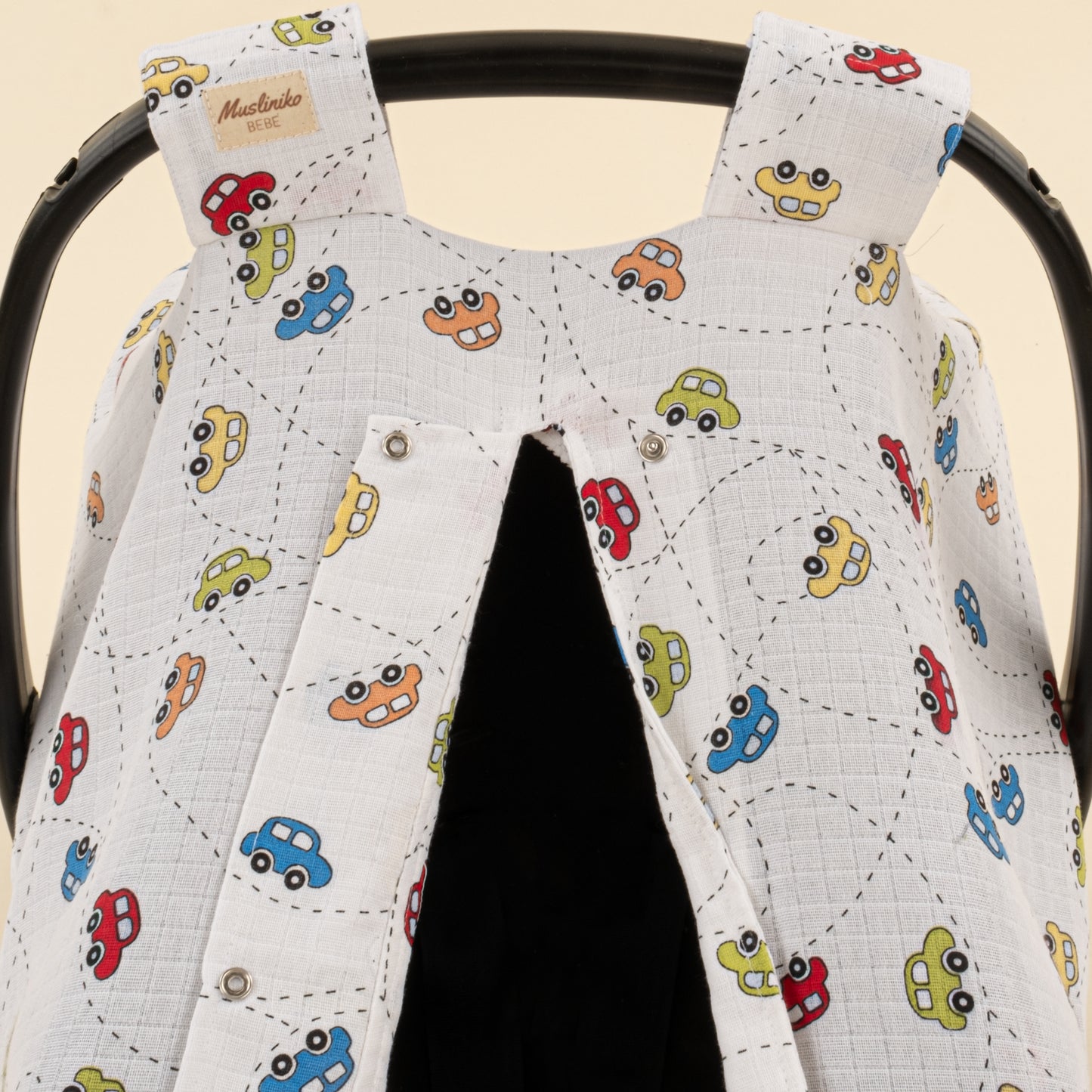 Puset Örtüsü - Tek Taraflı - Renkli Arabalar