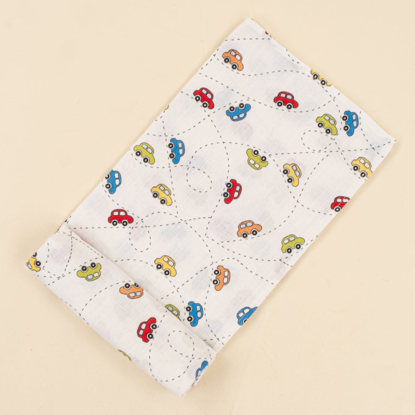 Müslin Örtü - Renkli Arabalar