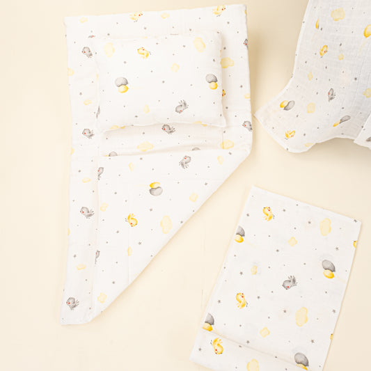 11 Parça Avantajlı Set - Tek Katlı - Sarı Kuş