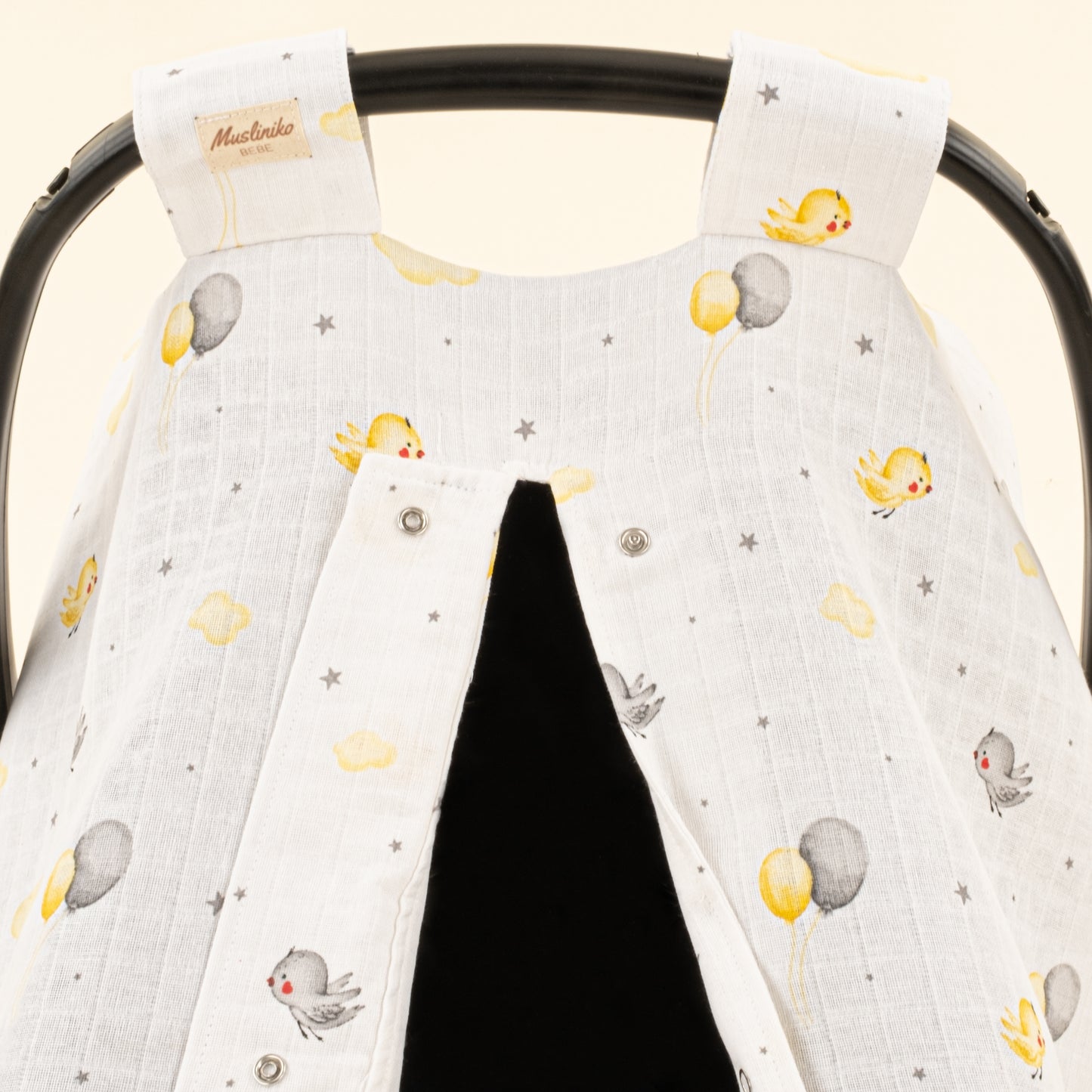 Puset Örtüsü - Tek Taraflı - Sarı Kuş