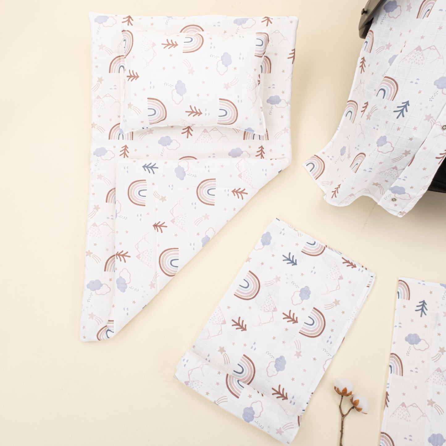 11 Parça Avantajlı Set - Tek Taraflı - Pastel Gökkuşağı