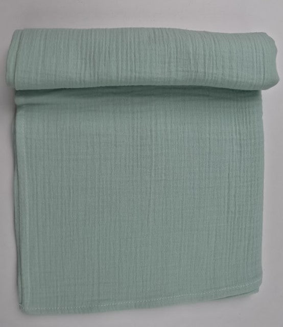 3 lü Bebek Muslin Kundak Set - Dört Katlı Püsküllü Taş - İki Katlı Bebe Mint - Puantiye