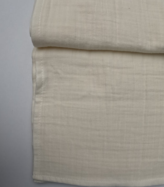 İki Katlı Muslin Örtü - Krem