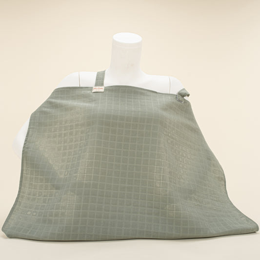 Çift Katlı Muslin Emzirme Önlüğü - Haki Müslin