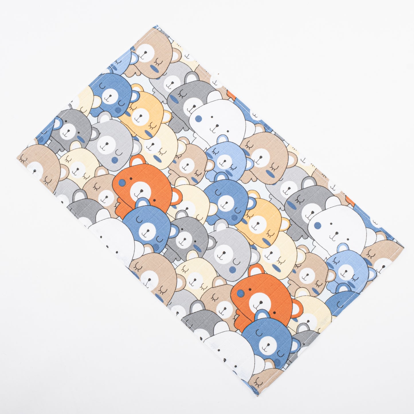 Önlük ve Mendil Seti - Tek Taraflı - Renkli Ayıcıklar