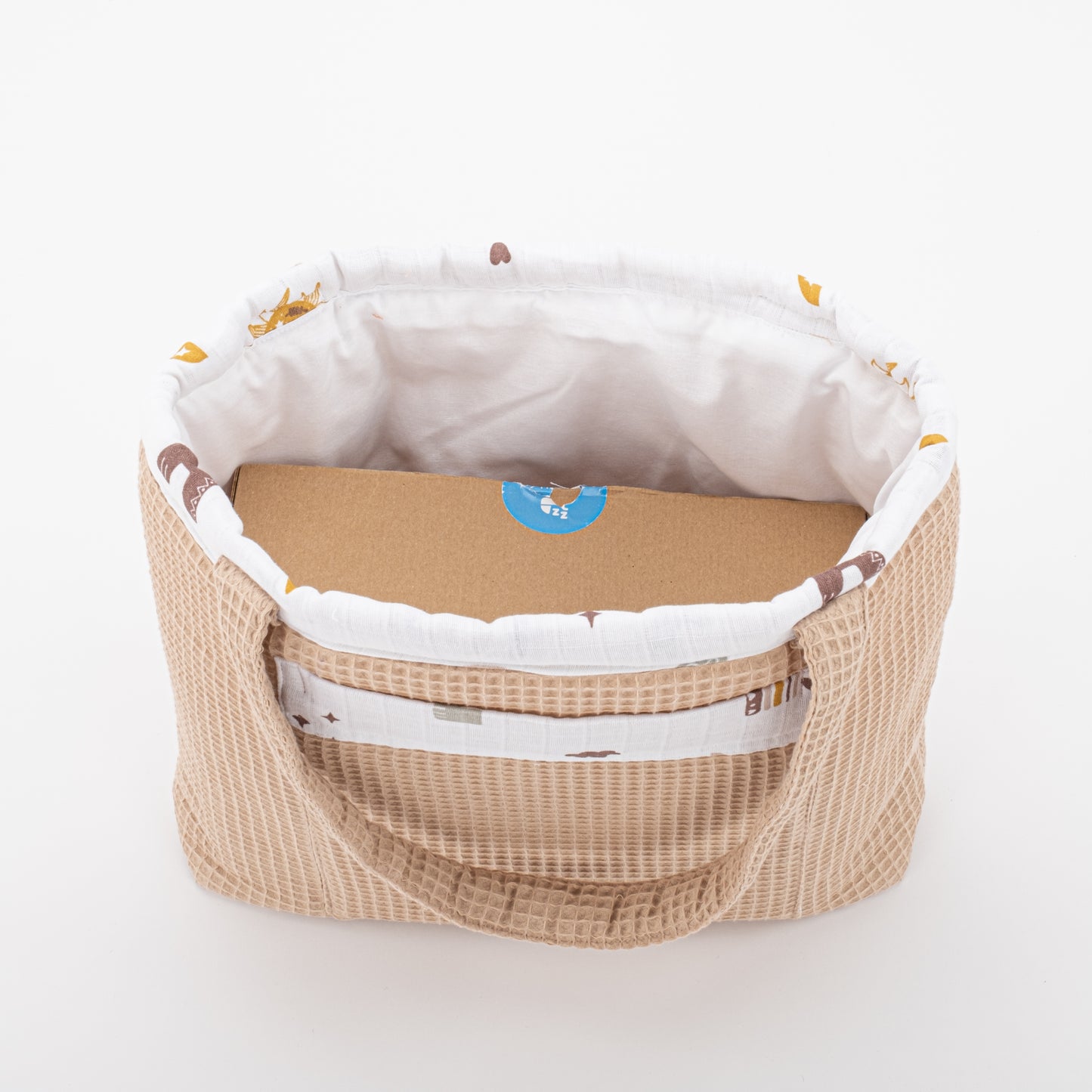 Bebek Bakım Çantası - Kumsal Beji Petek - Galaksi ve Harfler