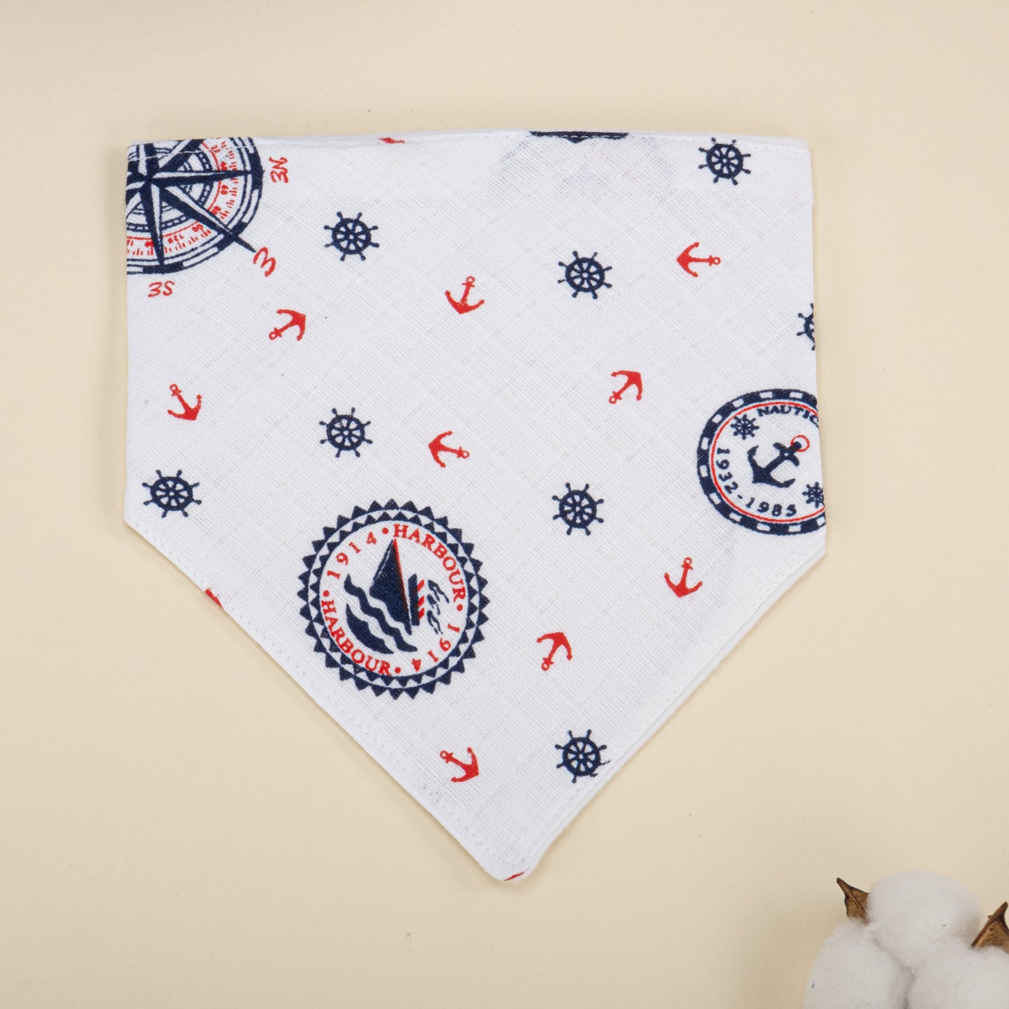 11 Parça Avantajlı Set - Çift Taraflı - İndigo Muslin - Mavi Gemili