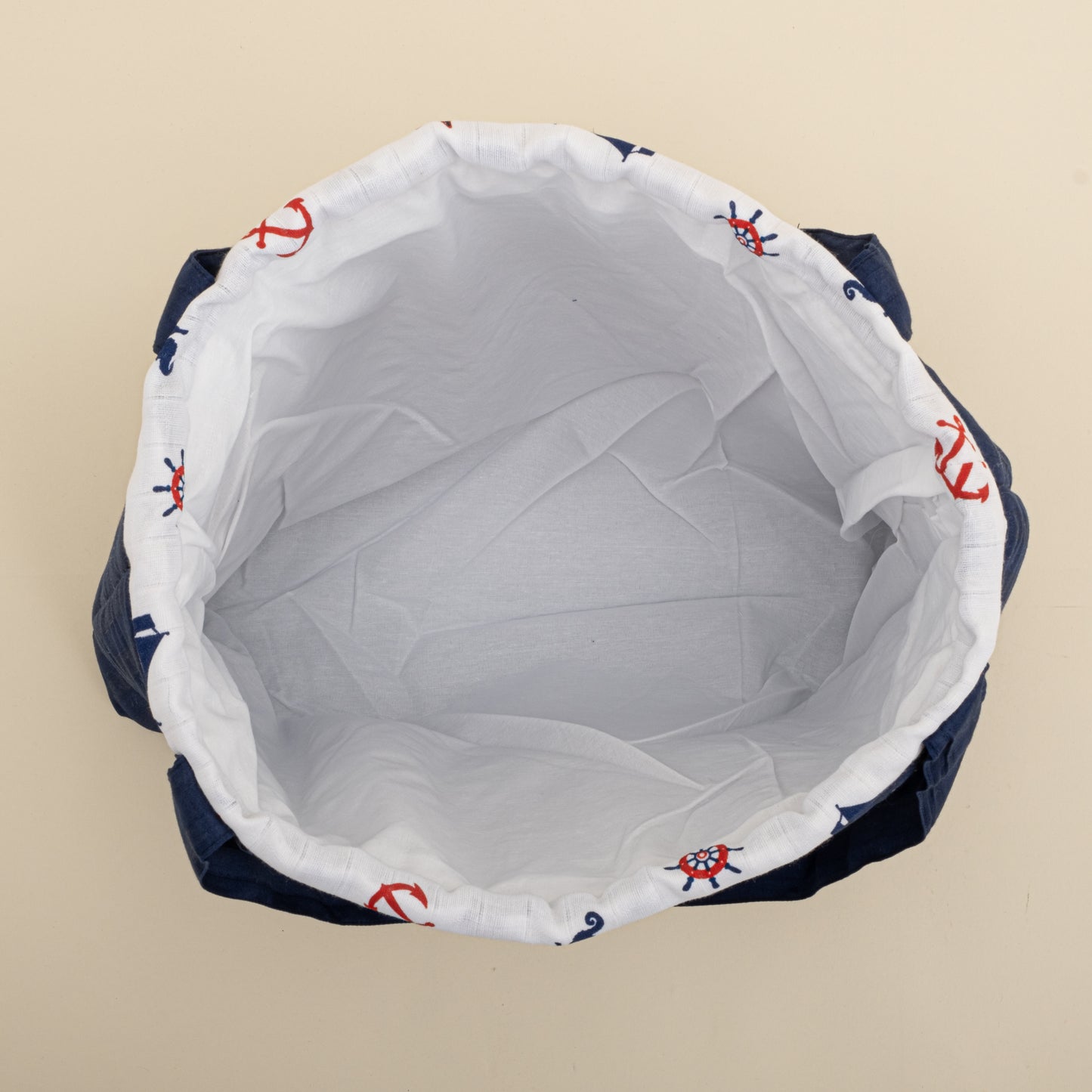 Bebek Bakım Çantası - Lacivert Saten - Bahriyeli