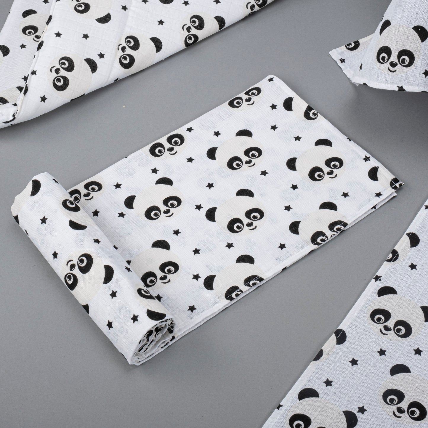 11 Parça Avantajlı Set - Tek Taraflı - Panda
