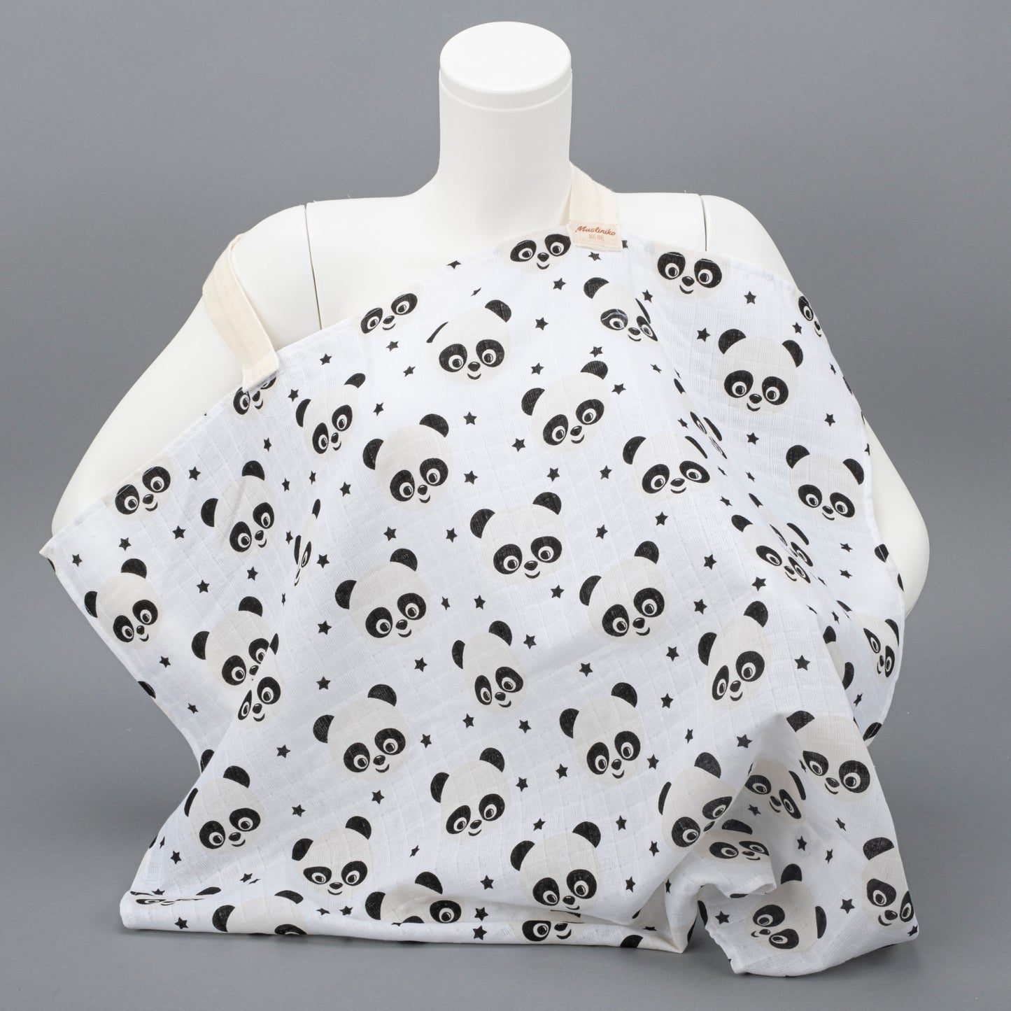 11 Parça Avantajlı Set - Çift Taraflı - Krem Muslin - Panda