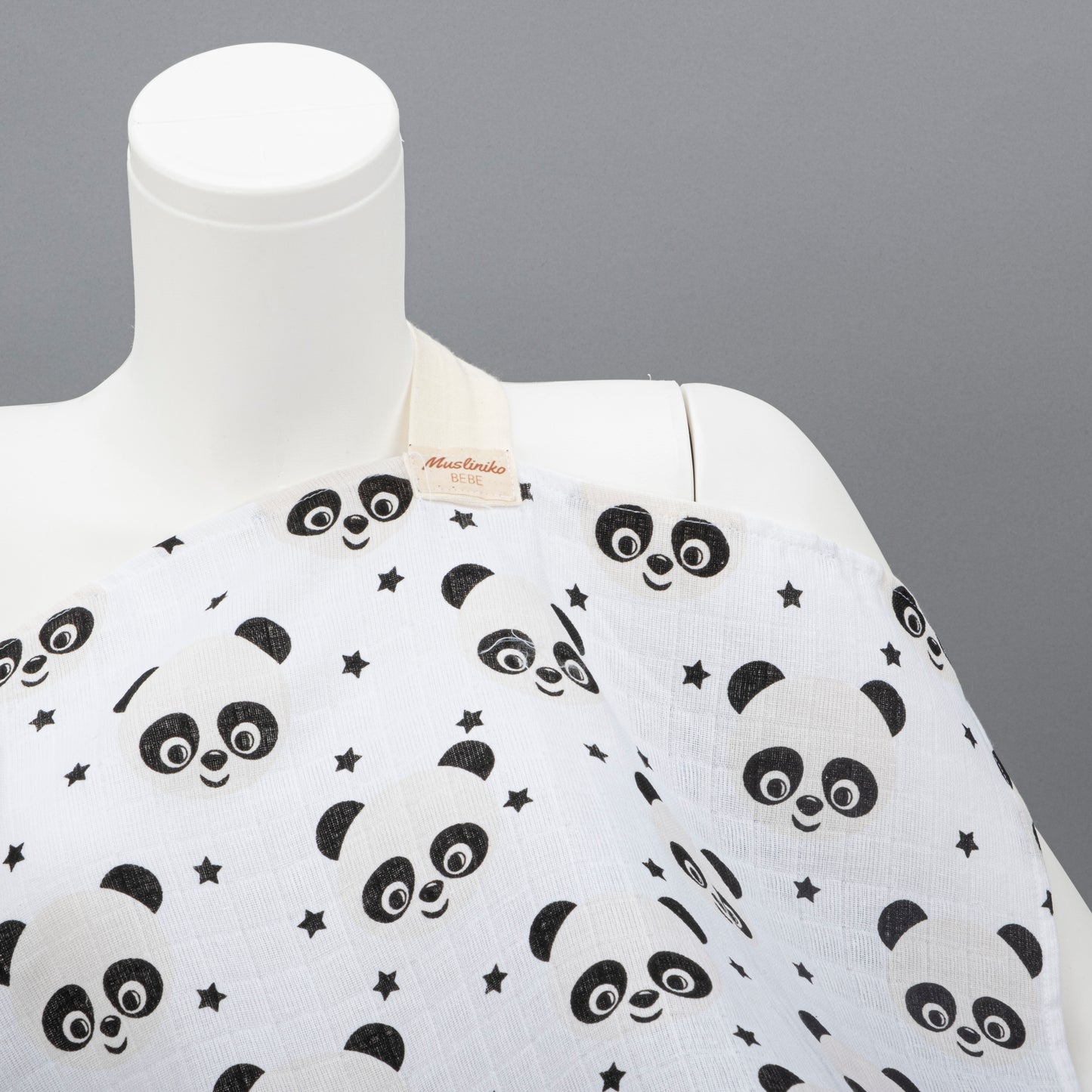 11 Parça Avantajlı Set - Çift Taraflı - Krem Muslin - Panda