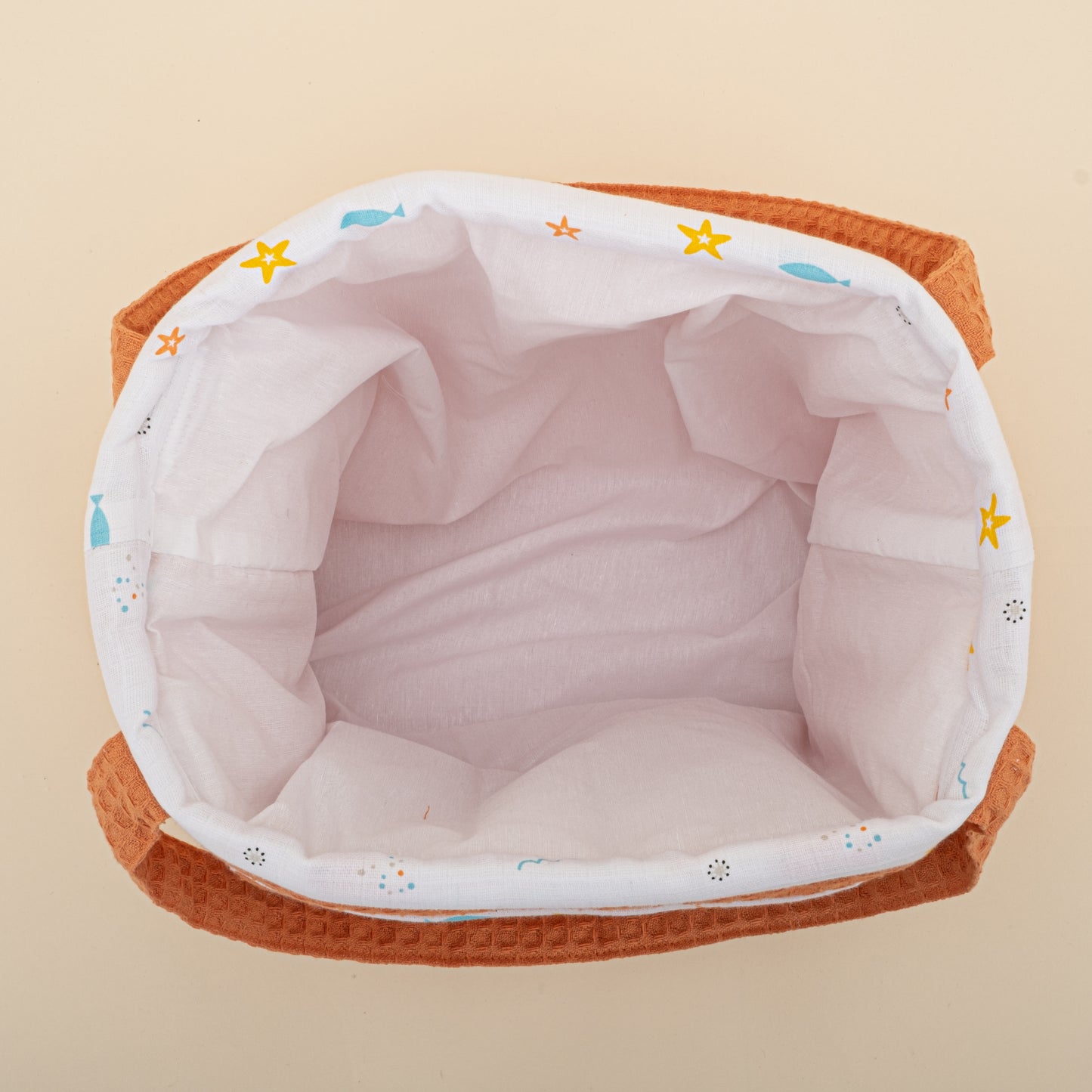 Bebek Bakım Çantası - Turuncu Petek - Ahtapot