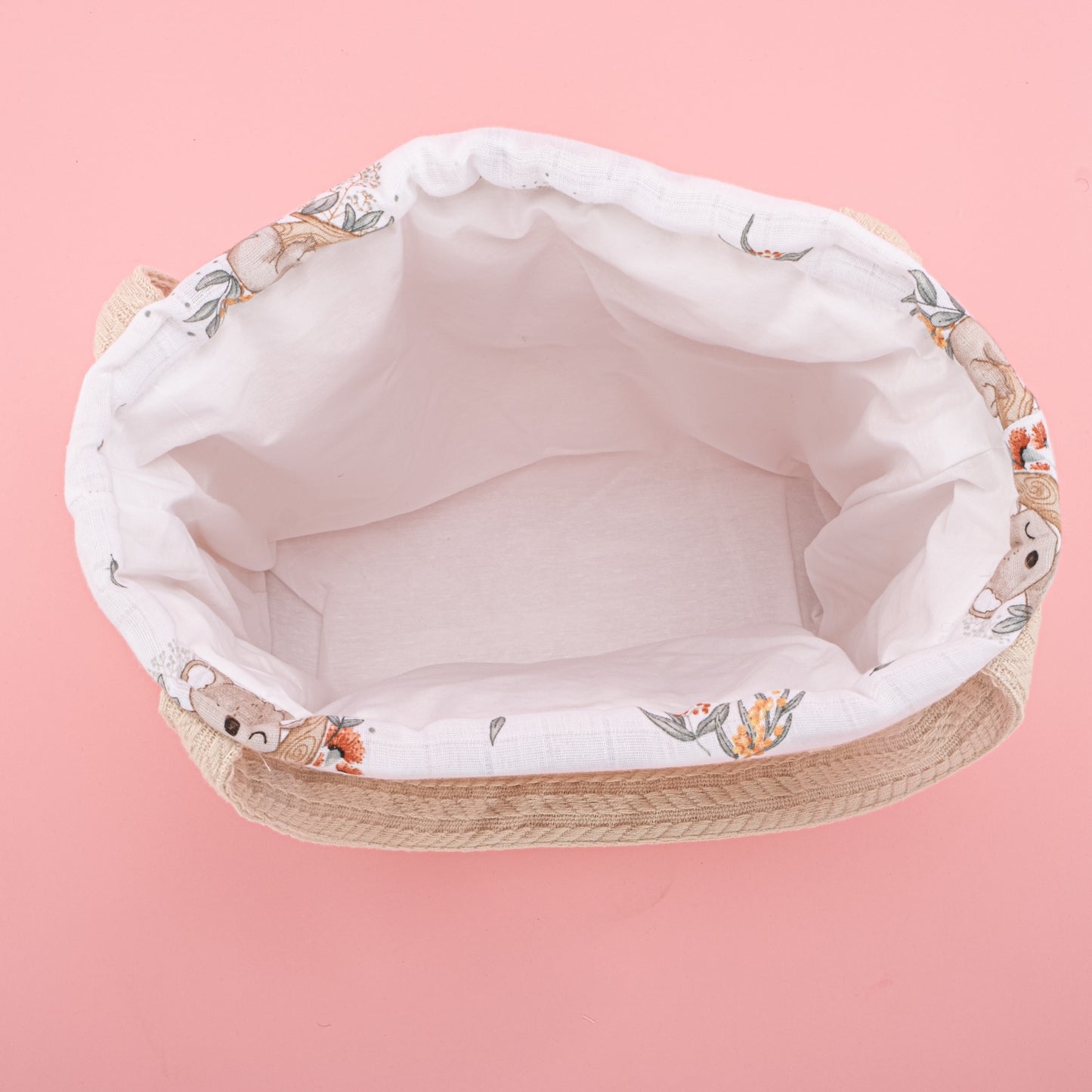 Bebek Bakım Çantası - Krem Örgü - Koala